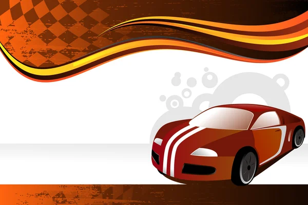 Banner de automóvil — Vector de stock