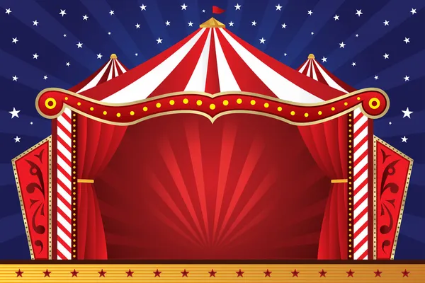 Cirkusz háttér Stock Vektor