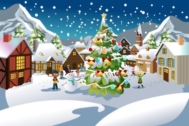 Christmas season clipart