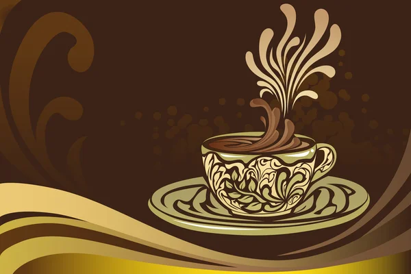Kahve kupa — Stok Vektör