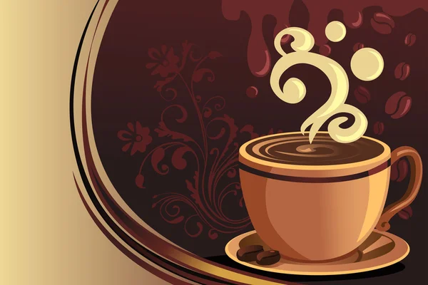 Kahve kupa — Stok Vektör