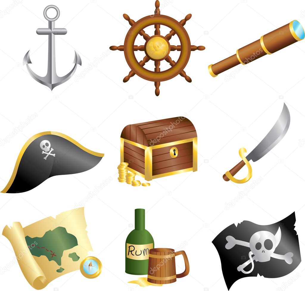 Pirates icons