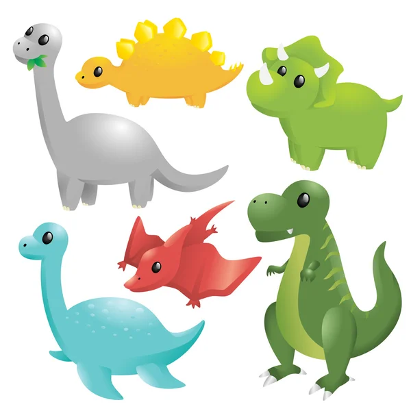 Dinosaures — Image vectorielle