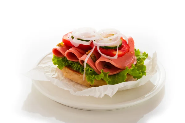 チャバタ サンドイッチ — ストック写真
