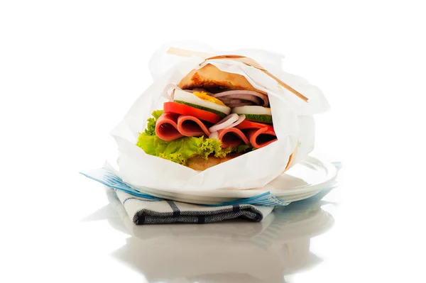 Ciabatta sandviç — Stok fotoğraf