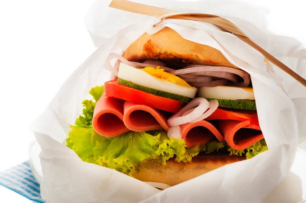 Sandwich de Ciabatta — Foto de Stock