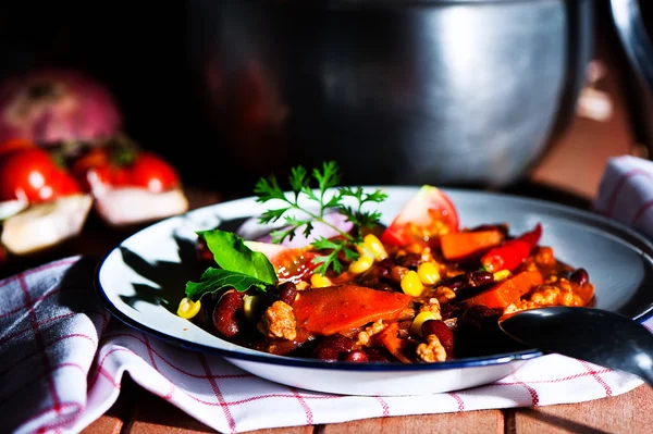 Mexican speciality - Chili con carne — Stock Photo, Image