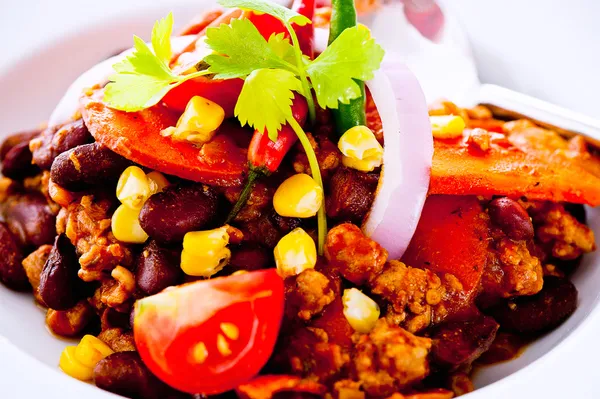 Мексиканская кухня - Chili con carne — стоковое фото