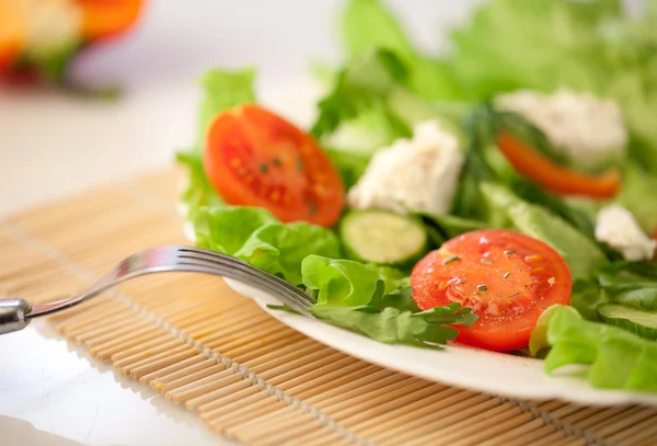 Egészséges saláta Stock Kép