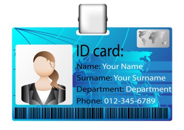 Id card clipart