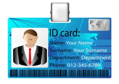 Id card clipart