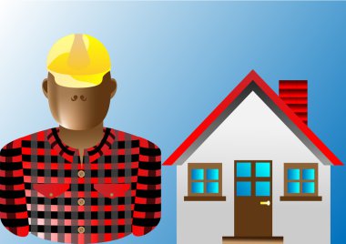 Builder man clipart