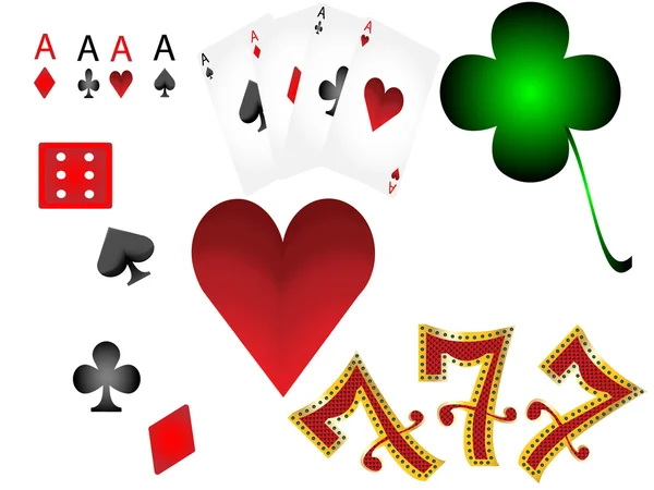 Glücksspiel — Stockvektor