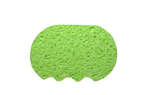 En ren grön Super absorberande & Anti bakteriell cellulosa svamp — Stockfoto