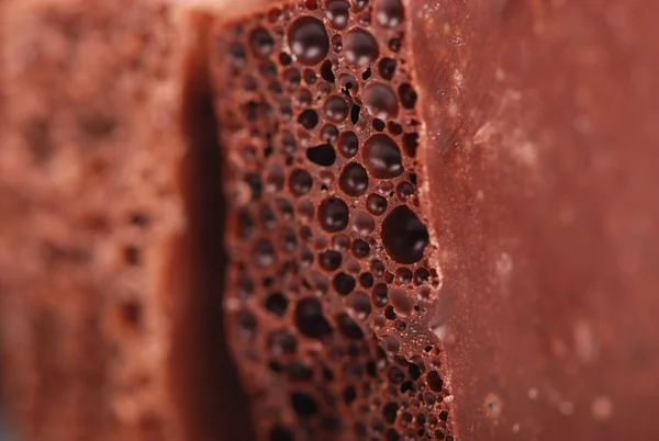 Luftdurchlässige Schokolade — Stockfoto