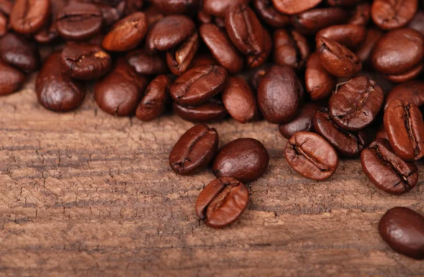 Dark wood texture with coffee — Stock Photo, Image