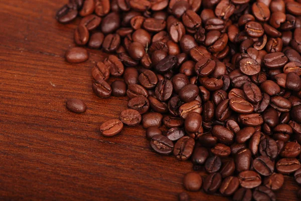 Mörka kaffebönor — Stockfoto