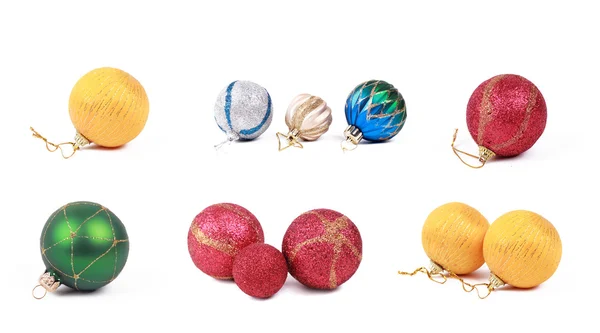 stock image Colorful christmas balls