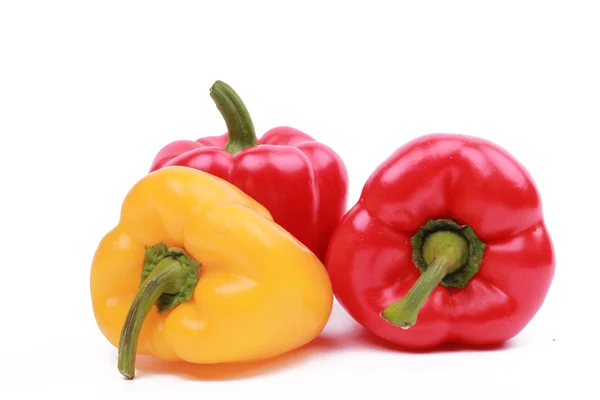 Tři čerstvé papriky — Stock fotografie
