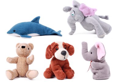 Soft toys clipart