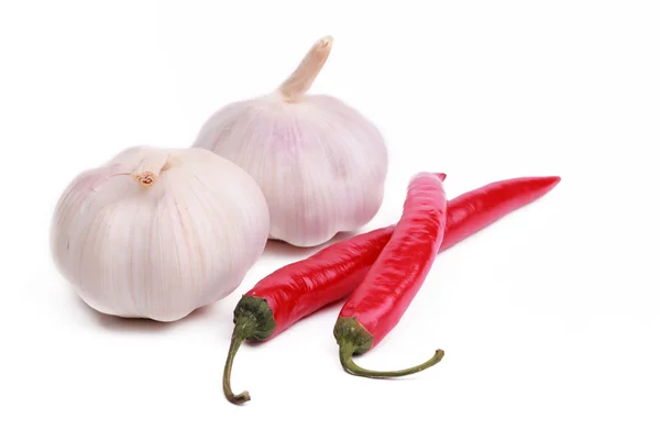 Chilli and garlic — Stock Photo, Image