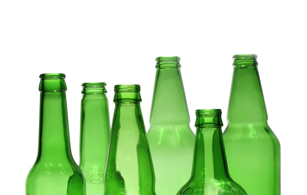 Yeşil şişe parçası — Stok fotoğraf