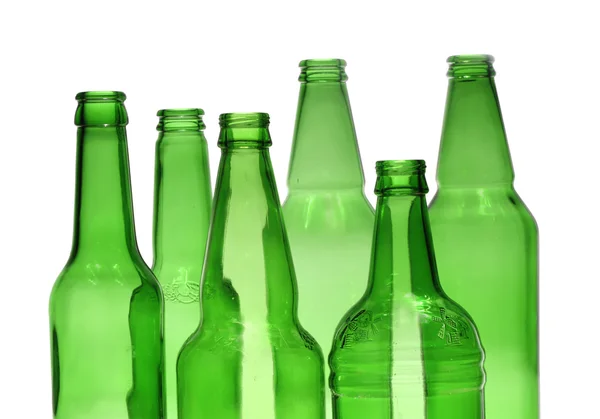 Några gröna flaskor — Stockfoto