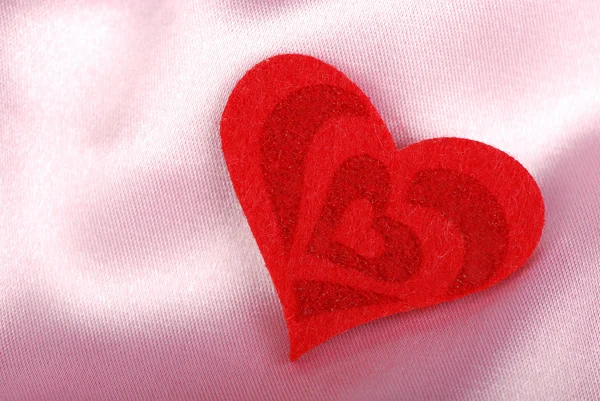 Símbolo coração vermelho — Fotografia de Stock