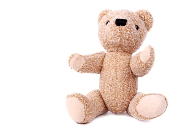 Пушистый игрушечный медведь — стоковое фото