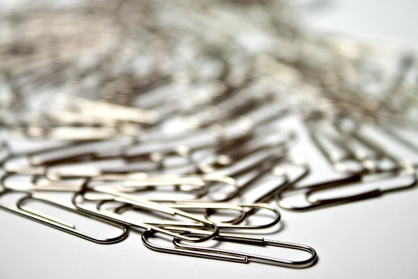 stock image A bunch of metal staples