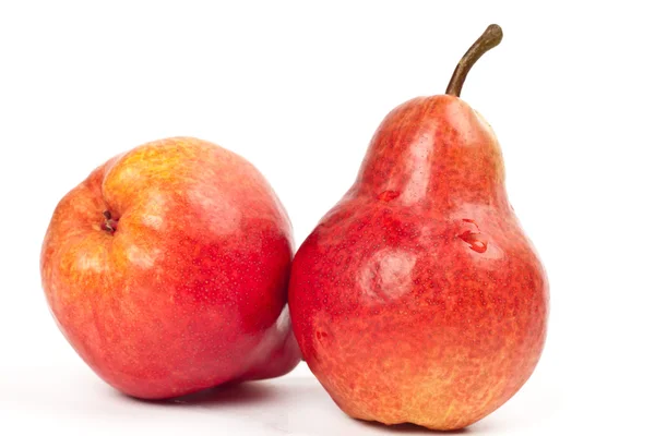 stock image Two red pears