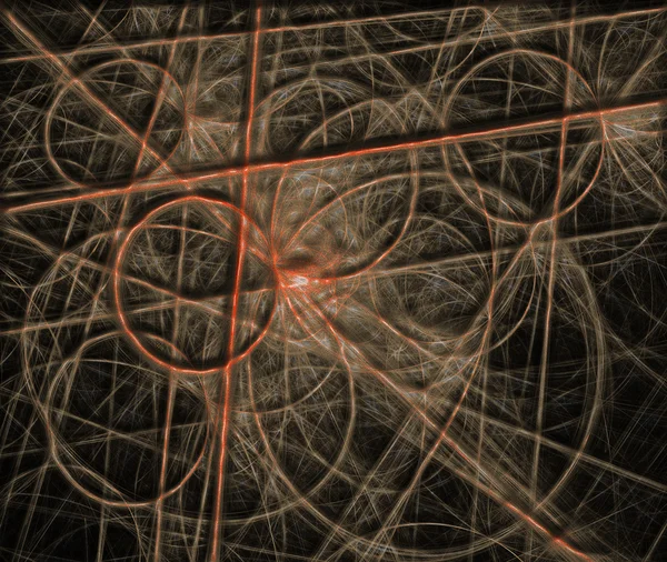 Patrones fractales circulares — Foto de Stock