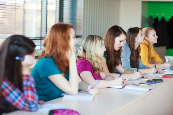 Schüler im Unterricht (farbiges Bild)) — Stockfoto