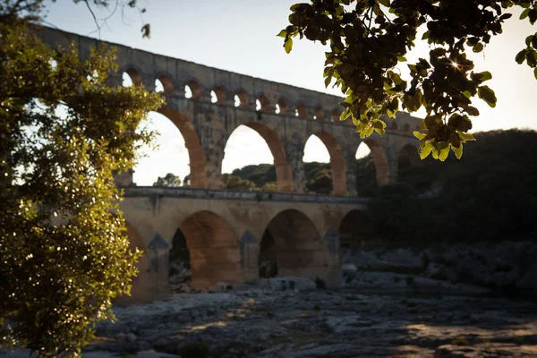 Pont du Gard, Languedoc-Roussillon — Stock fotografie