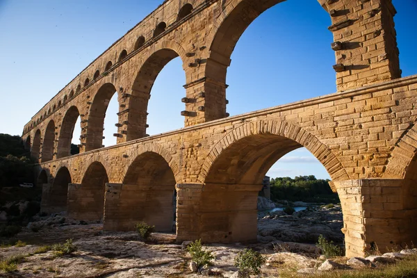 Pont du Gard, Languedoc-Roussillon — Stock Photo, Image