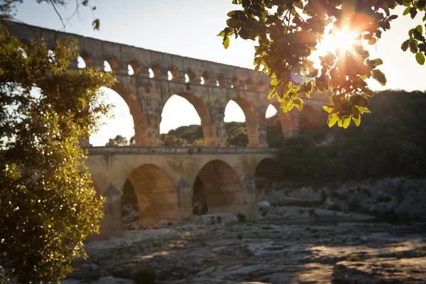 Pont du Gard, Languedoc-Rosellón —  Fotos de Stock