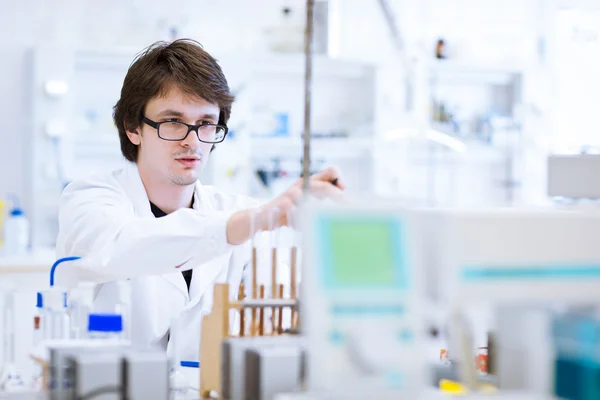 Young, male researcher/chemistry student — Stock Photo, Image