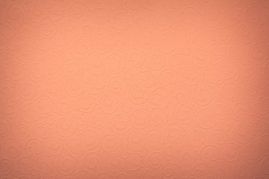 Yuvarlak organik süsler ile koyu Turuncu/pembe arka plan