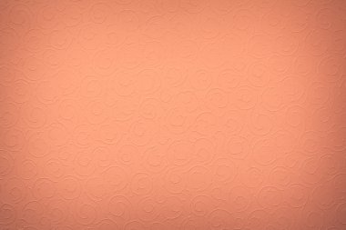 Dark orange/pink background with round organic ornaments clipart