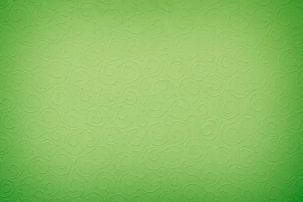Canlı yeşil renkli yuvarlak organik süslemeli — Stok fotoğraf