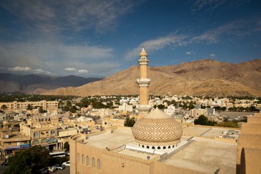 çarpıcı görünümü nizwa kale (reklam dakhiliyah, Umman)