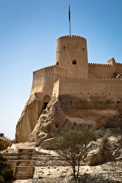Старый канон на вершине Нахльского форта — стоковое фото