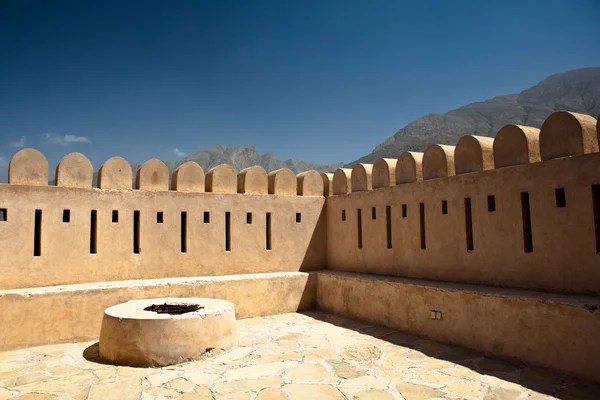 Старый канон на вершине Нахльского форта — стоковое фото