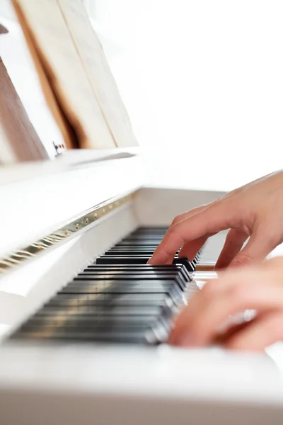 Spela Piano (grunt Dof, tonas färgbild) — Stockfoto