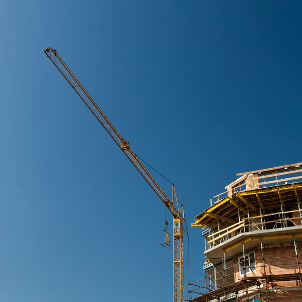 Residential building construction site — Stock Photo, Image