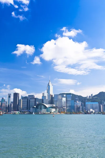 Hong Kong view along the seashore — Stock Photo, Image