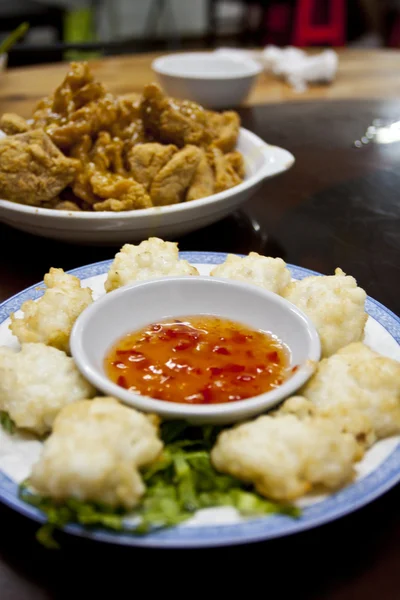 Fried squid in Chinese style — Stock Photo, Image