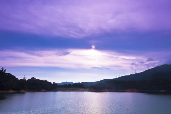 Sunset lake — Stock Photo, Image