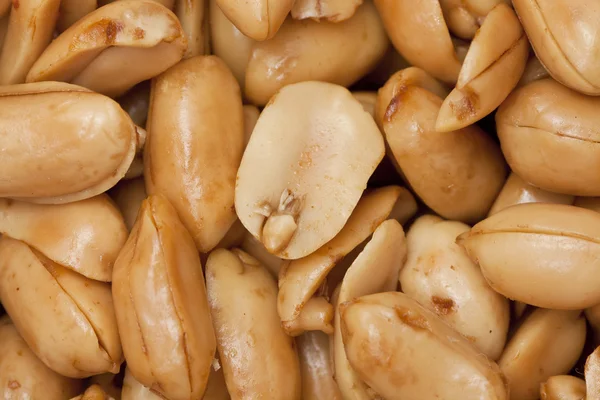 Smažené arašídy pozadí — Stock fotografie