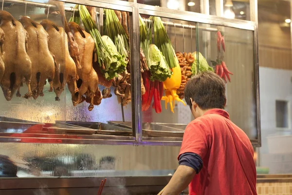 Hong kong geroosterd vlees winkel — Stockfoto